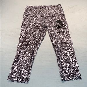 New Lululemon x SoulCycle patterned crops